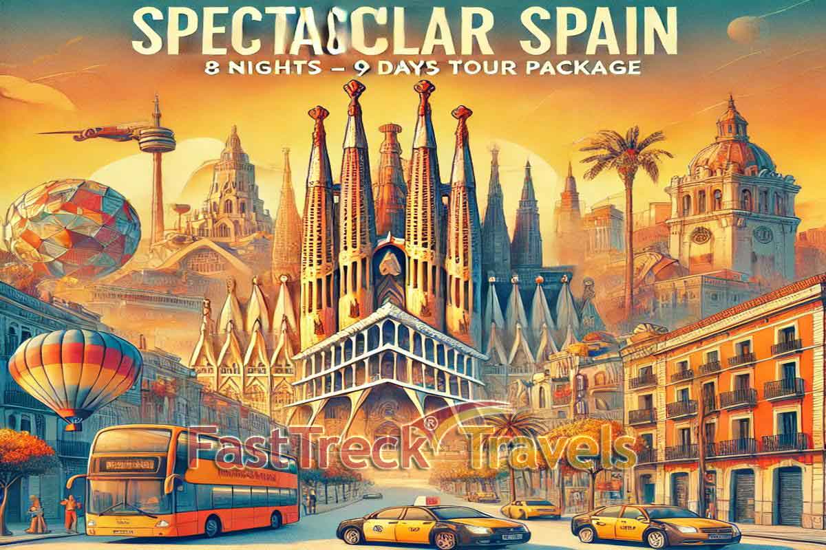 Spectacular Spain Tour Package | 8 Nights 9 Days - FastTreck Travels