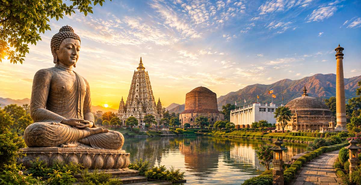 Buddha Circuit Tour Package | Bodhgaya, Lumbini, Sarnath & Kushinagar